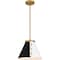 Quoizel Pendant Mid Pendant 1 Light Brushed Weathered Br QP6224BWS - alternate 1
